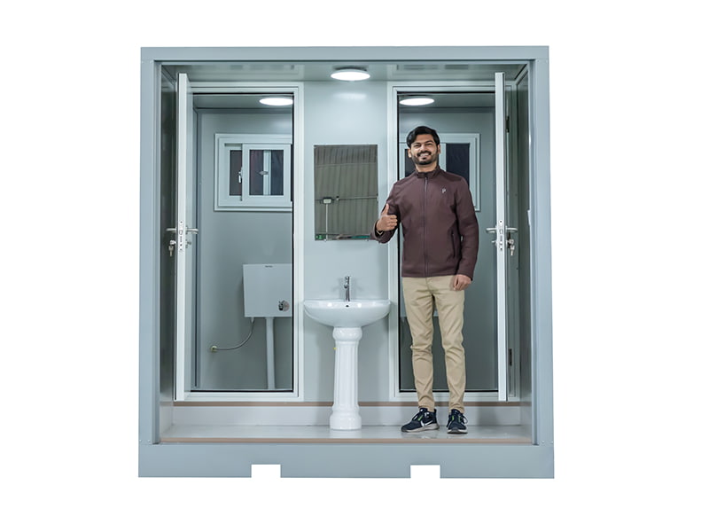 Toilet Portabel Luar Ruangan untuk Dua Orang